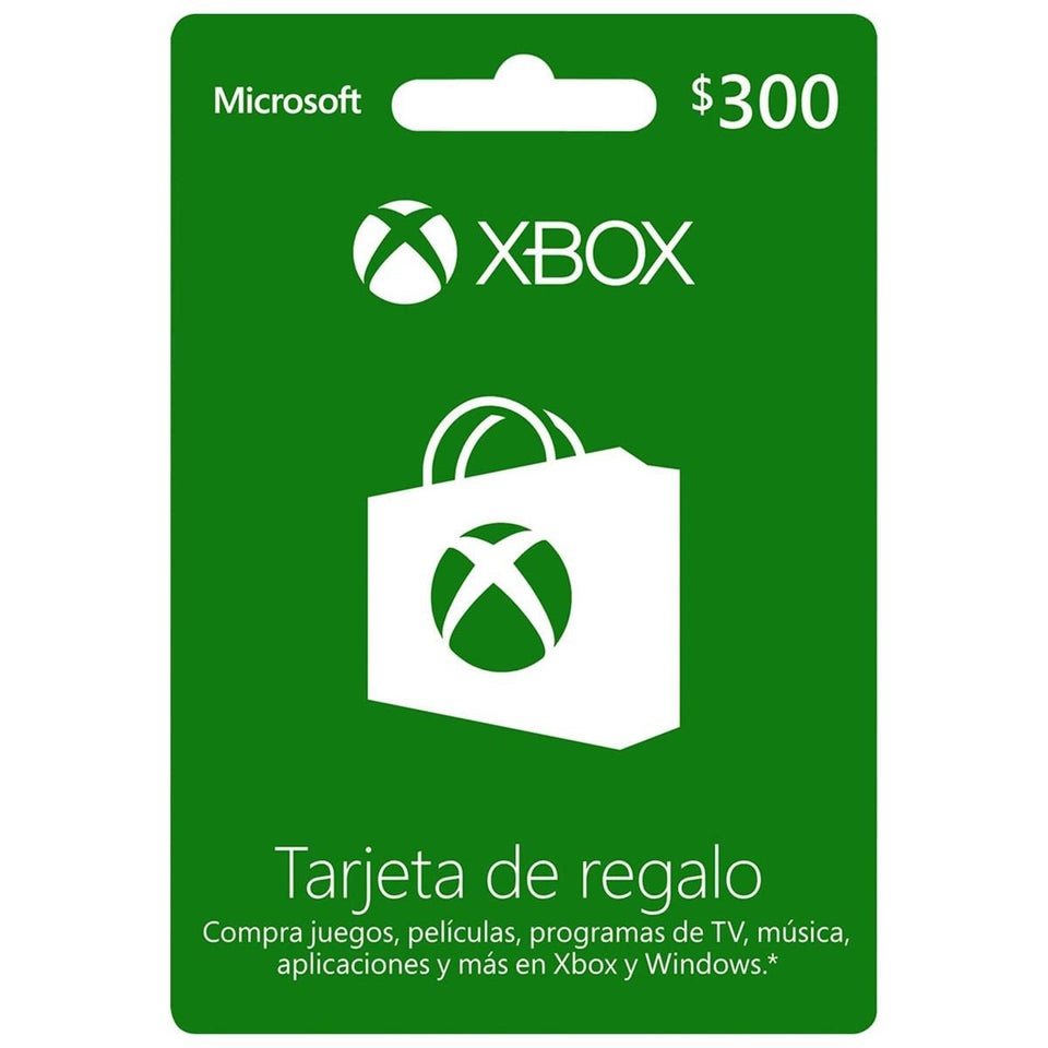 Microsoft Game Studios Xbox Live - 300 MXN - Xbox One Standard Edition