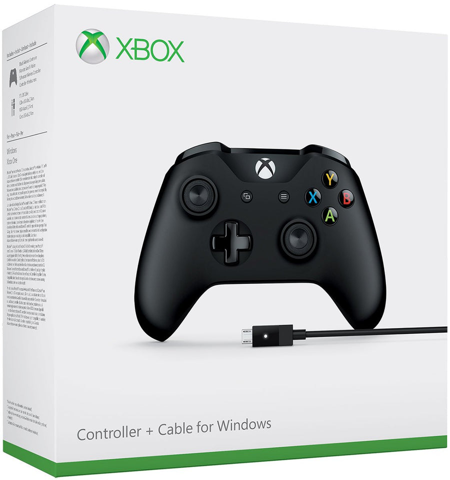 Microsoft 4N6-00001 Xbox Controller + Cable for Windows