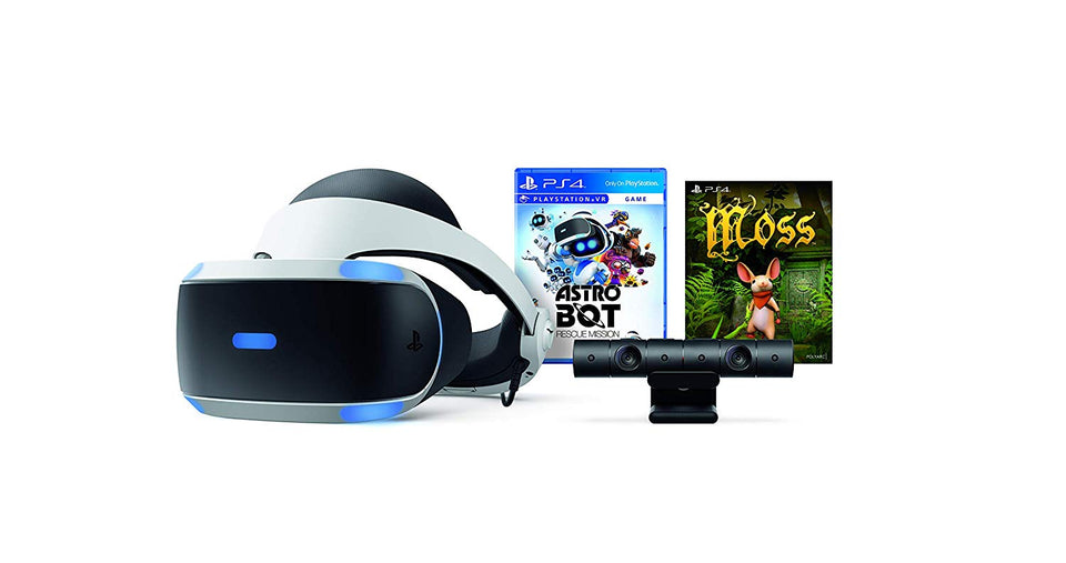 Paquete PlayStation VR (Virtual Reality + Astro Bot + Moss + Cámara) - PlayStation 4 - Bundle Edition