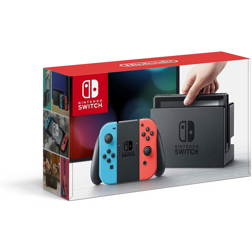 Consola Nintendo Switch - Edición Estándar - Importado - Neón Rojo/Azul