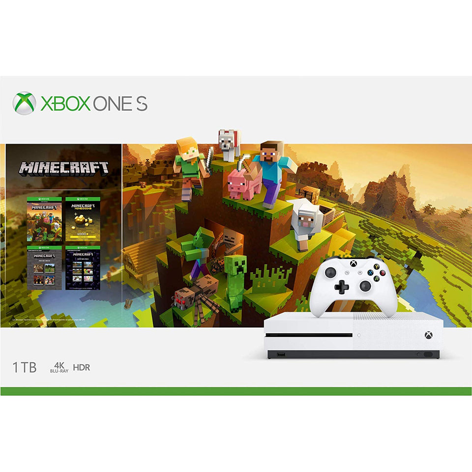 Consola Xbox One S, 1TB + Minecraft Holiday - Bundle Edition