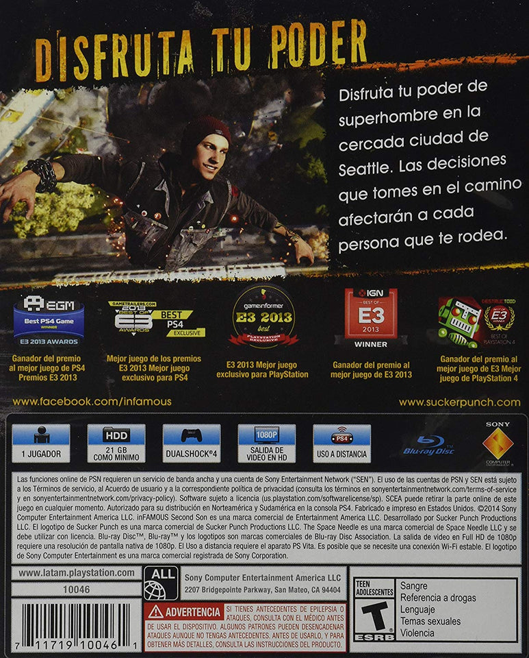 Infamous Second Son - PlayStation 4 Standard Edition